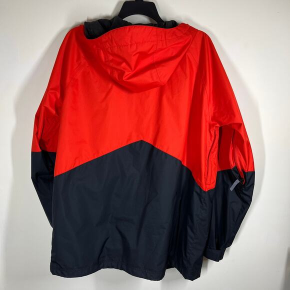 Nike Kampai Snowboard Jacket Large Waterproof Breathable Pit Zippers Red/Org Blk - Picture 5 of 16